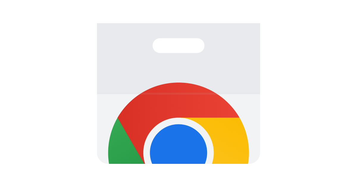 Chrome Web Store bag icon